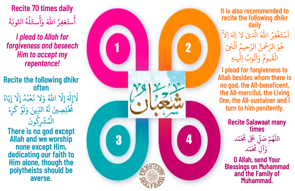 Recite Salawaat many times
Recite 70 times daily
I plead to Allah for 
forgiveness and beseech Him to accept my 
repentance!