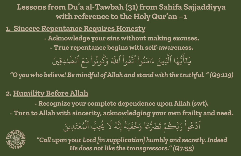 Sincere Repentance Requires Honesty Acknowledge your sins without making excuses. True repentance begins with self-awareness.